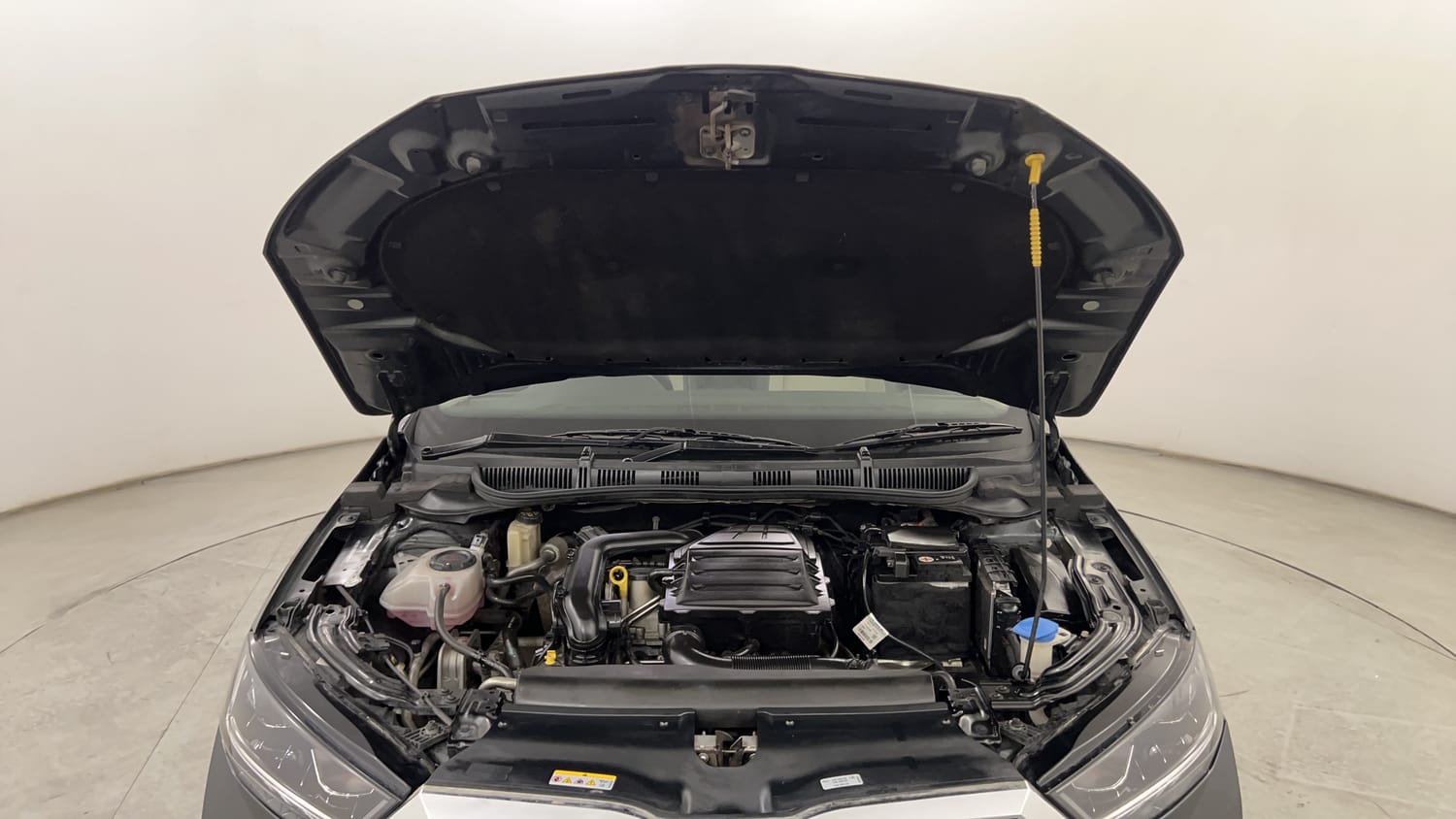 Used 2022 Skoda Slavia Style 1.0L TSI AT Petrol Automatic engine ENGINE & BONNET OPEN FRONT VIEW