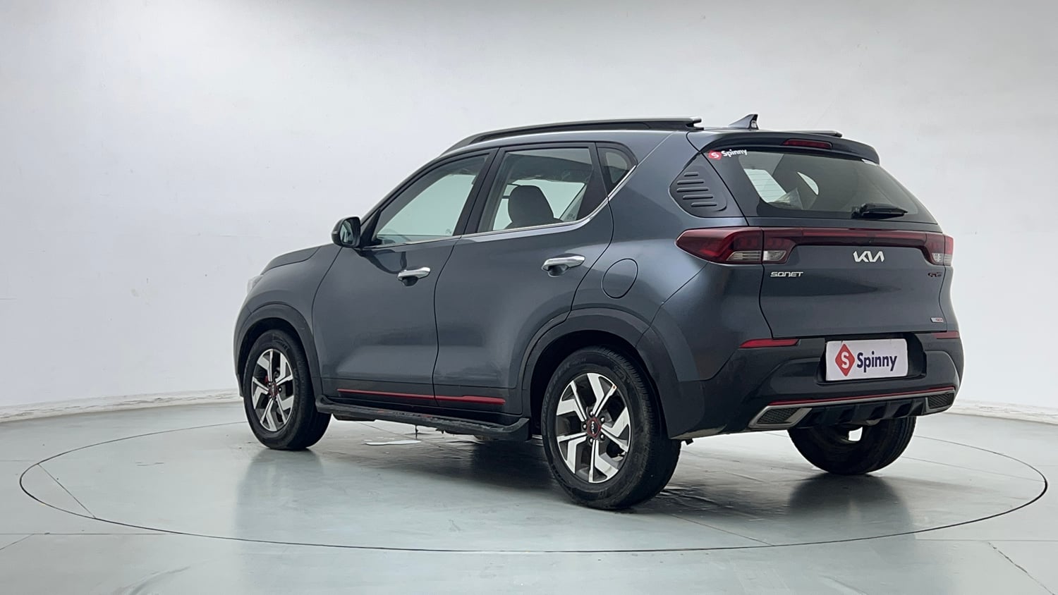 Used 2022 Kia Sonet GTX Plus 1.0 DCT Petrol Automatic exterior LEFT REAR CORNER VIEW