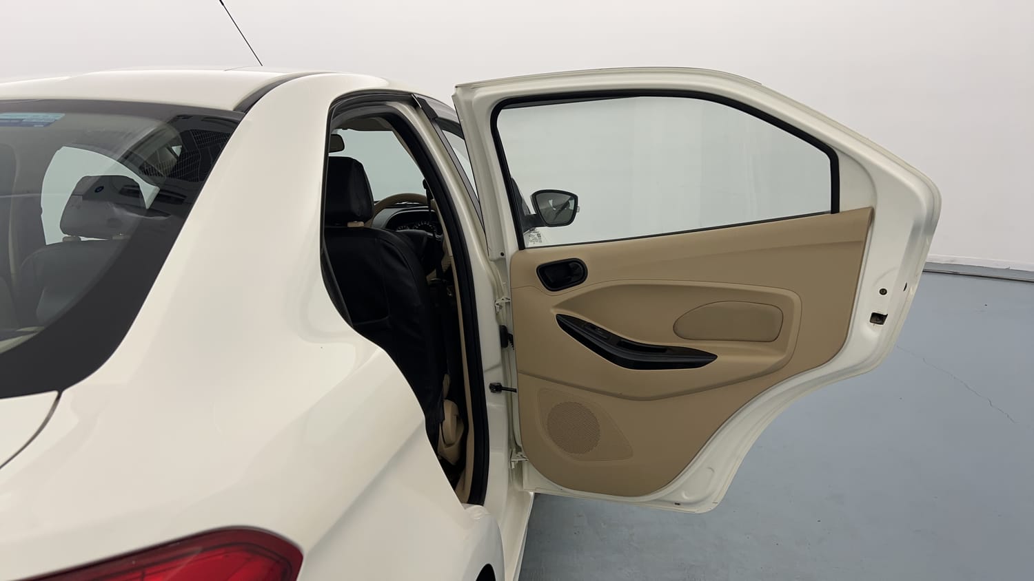 Used 2021 Ford Figo Aspire Titanium 1.2 Ti-VCT Petrol Manual interior RIGHT REAR DOOR OPEN VIEW