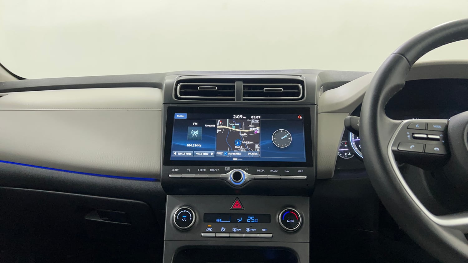 Used 2021 Hyundai Creta SX 1.5 Petrol Petrol Manual interior MUSIC SYSTEM & AC CONTROL VIEW