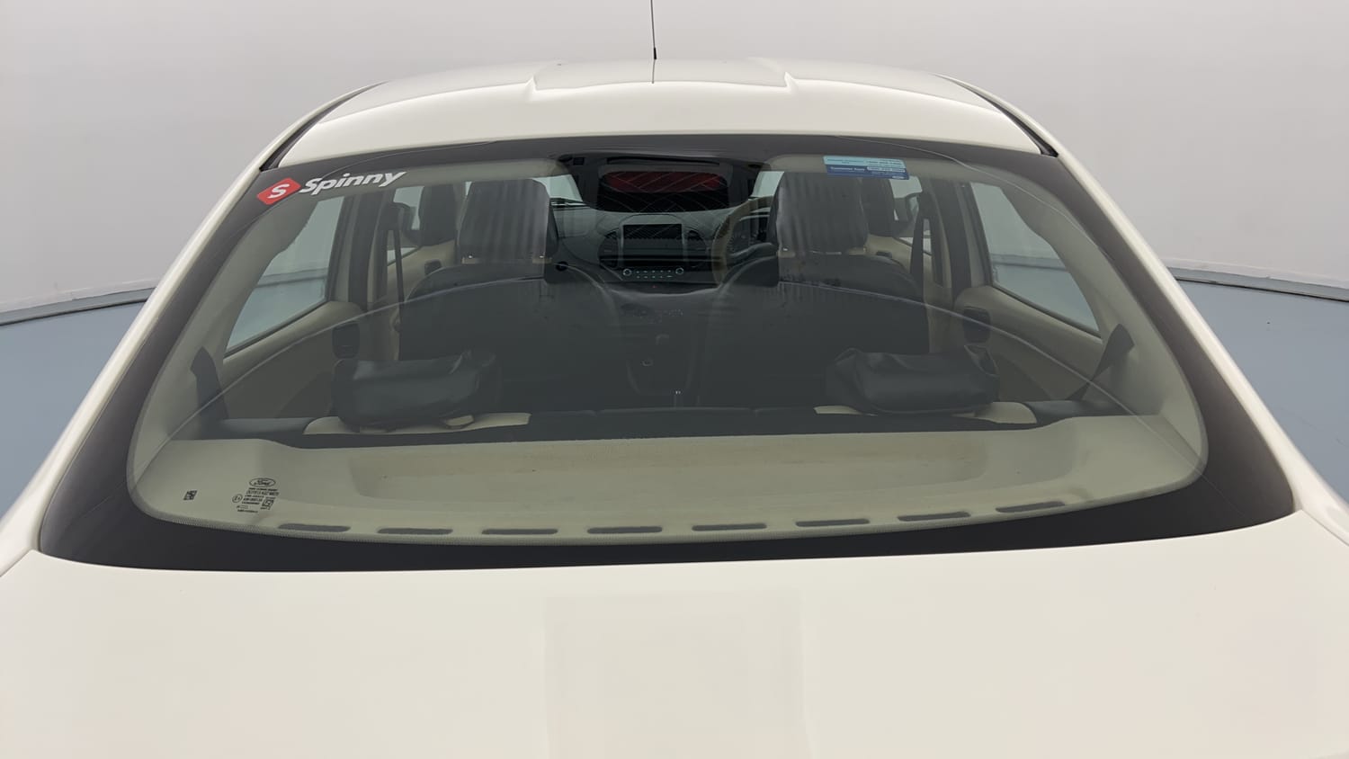 Used 2021 Ford Figo Aspire Titanium 1.2 Ti-VCT Petrol Manual exterior BACK WINDSHIELD VIEW