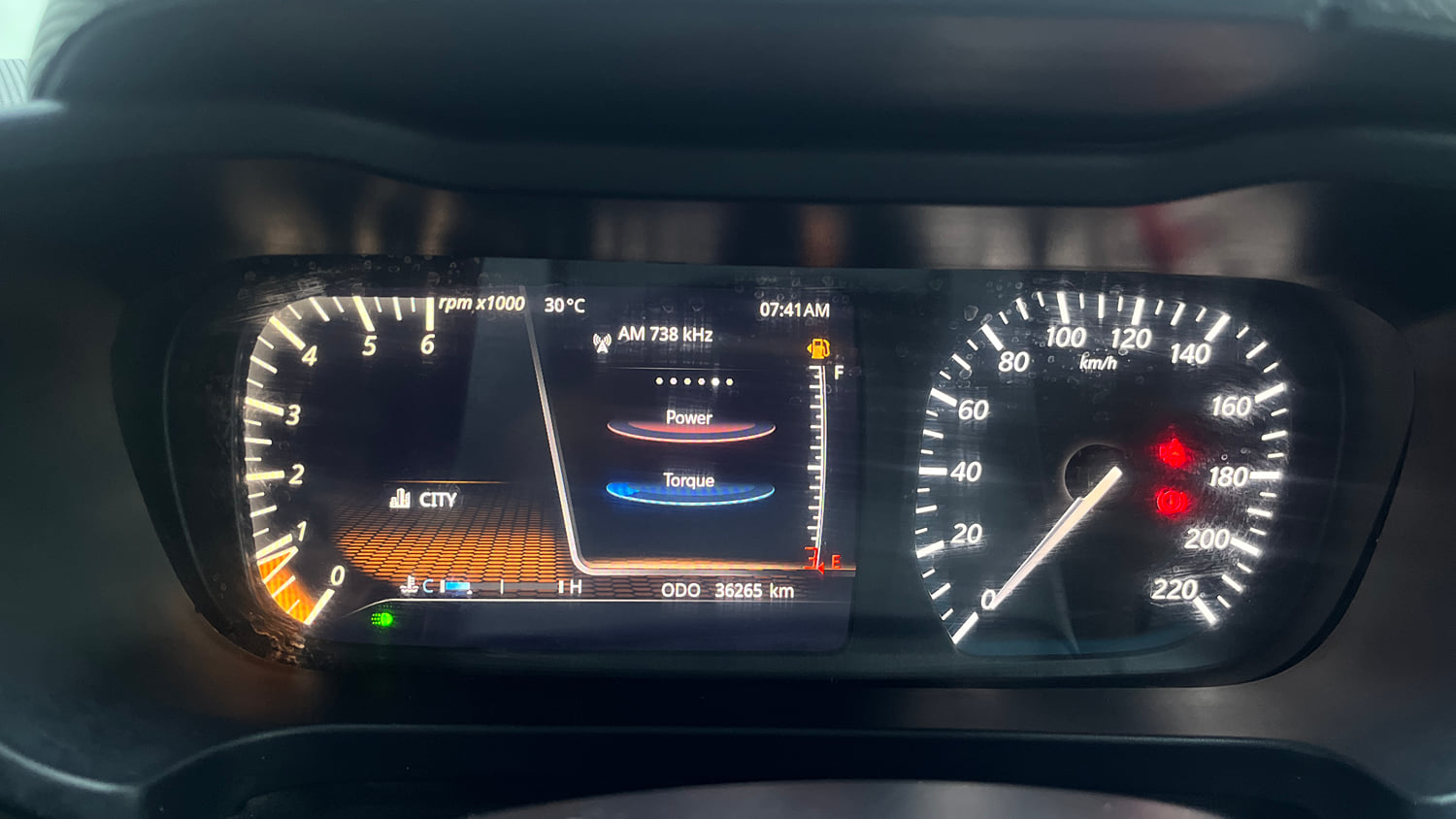 Used 2023 Tata Altroz XZ Plus Diesel Diesel Manual interior CLUSTERMETER VIEW
