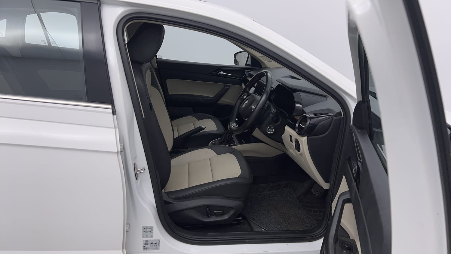 Used 2024 Skoda Slavia Style 1.5L TSI DSG Petrol Automatic interior RIGHT SIDE FRONT DOOR CABIN VIEW