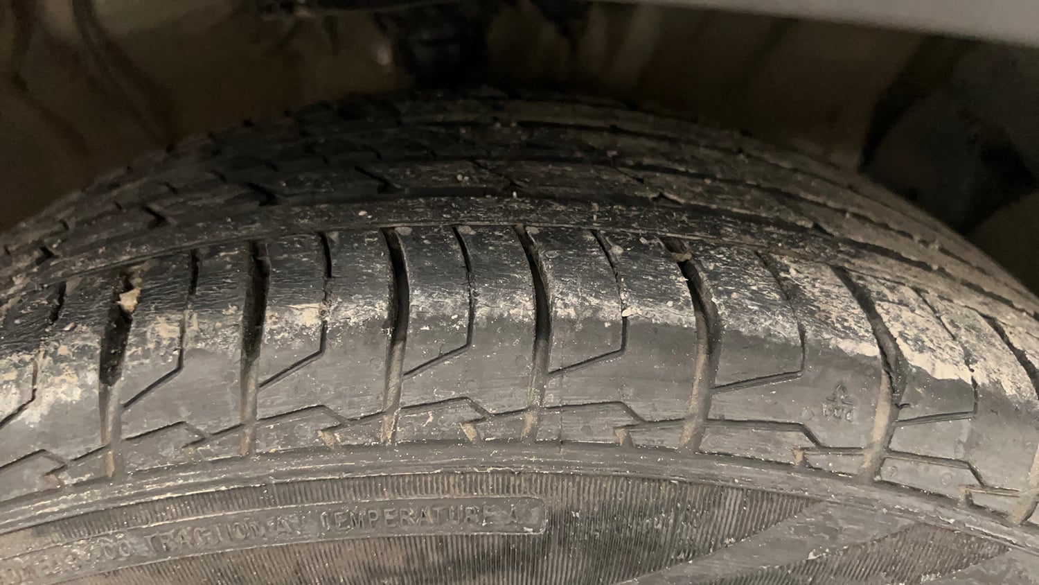 Used 2021 Hyundai Creta SX 1.5 Petrol Petrol Manual tyres RIGHT FRONT TYRE TREAD VIEW