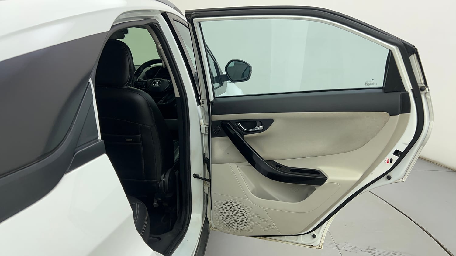 Used 2023 Tata Nexon XZA Plus (S) Petrol Automatic interior RIGHT REAR DOOR OPEN VIEW