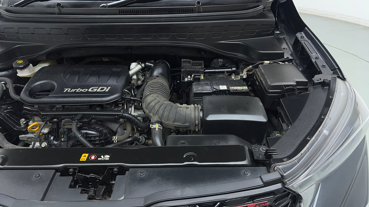 Used 2022 Kia Sonet GTX Plus 1.0 DCT Petrol Automatic engine ENGINE LEFT SIDE VIEW
