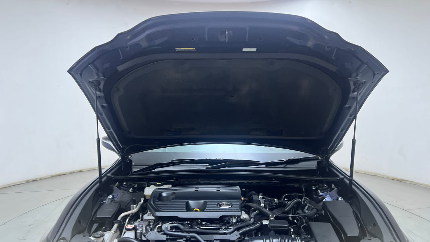 Used 2023 Lexus ES 300h Luxury Hybrid Automatic engine ENGINE & BONNET OPEN FRONT VIEW