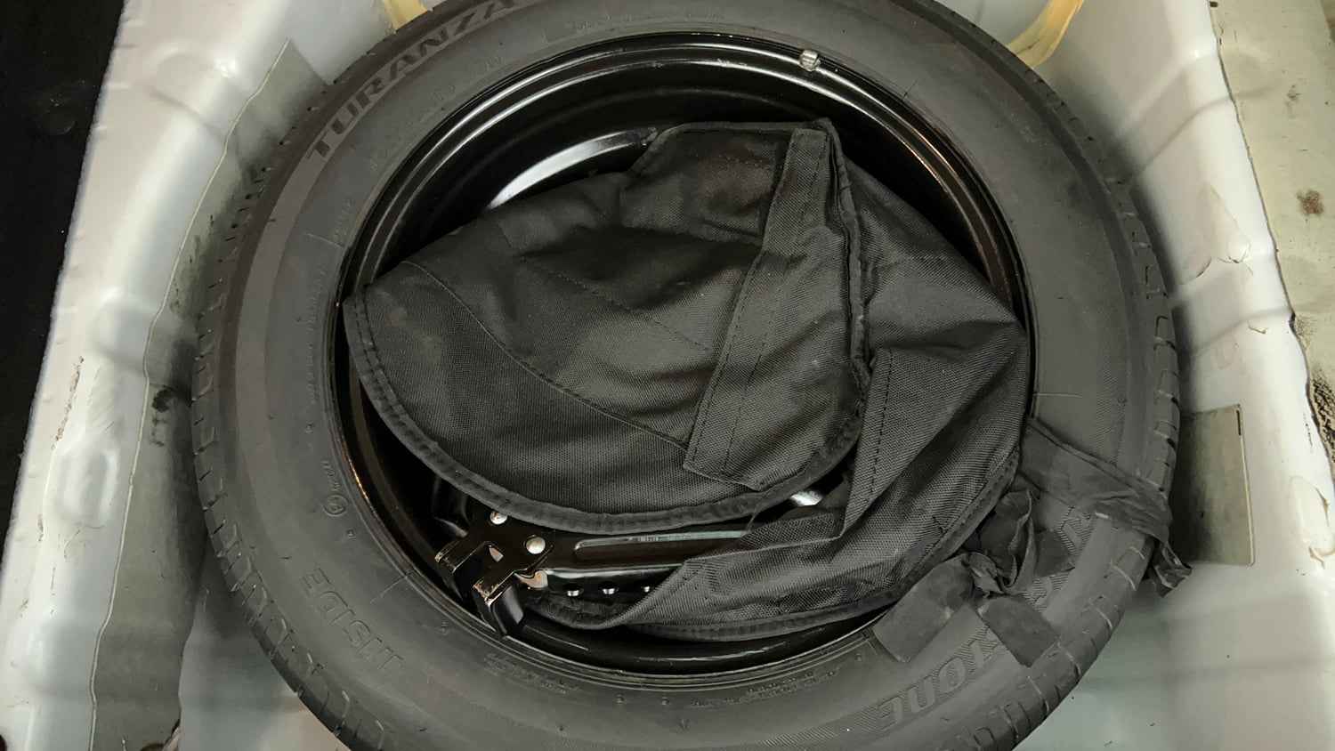 Used 2023 Tata Nexon XZA Plus (S) Petrol Automatic tyres SPARE TYRE VIEW