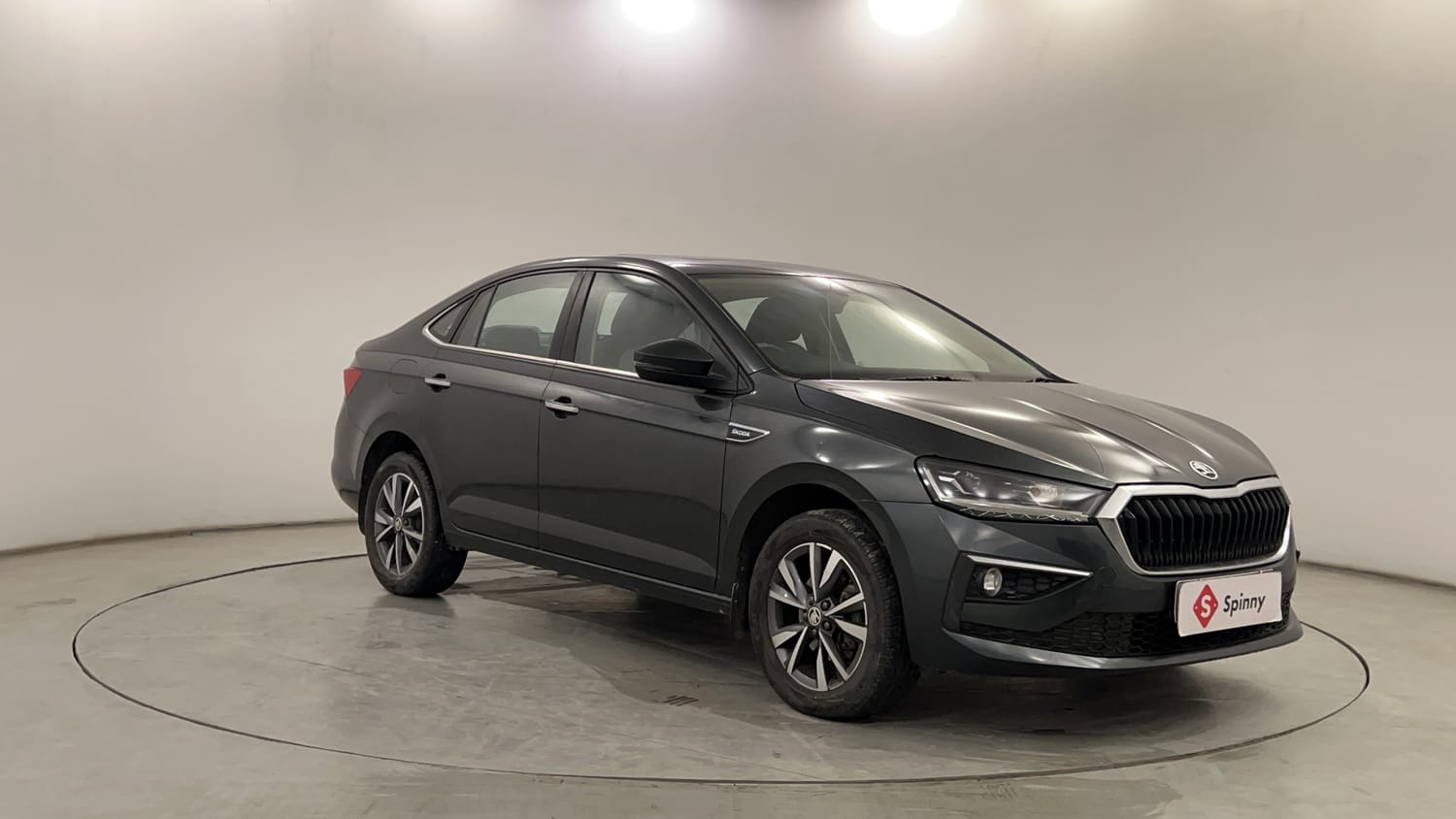 Used 2022 Skoda Slavia Style 1.0L TSI AT Petrol Automatic exterior RIGHT FRONT CORNER VIEW