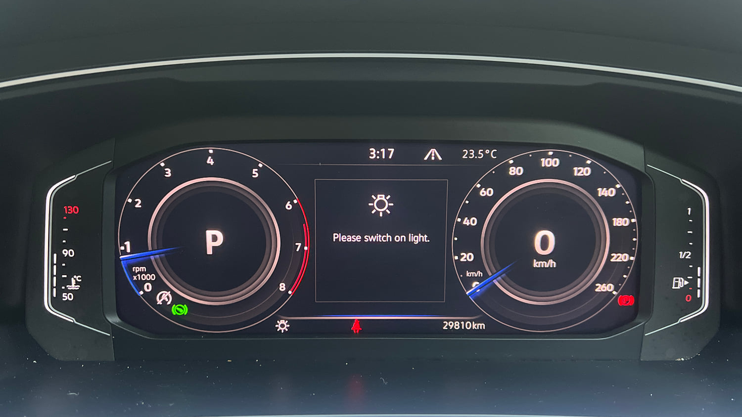 Used 2022 Volkswagen Tiguan Elegance 2.0 TSI DSG Petrol Automatic interior CLUSTERMETER VIEW
