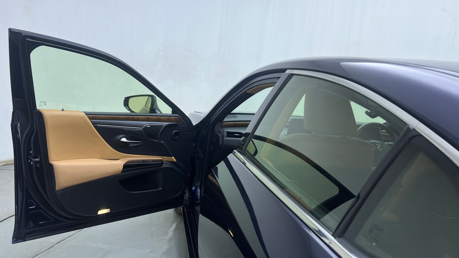 Used 2023 Lexus ES 300h Luxury Hybrid Automatic interior LEFT FRONT DOOR OPEN VIEW