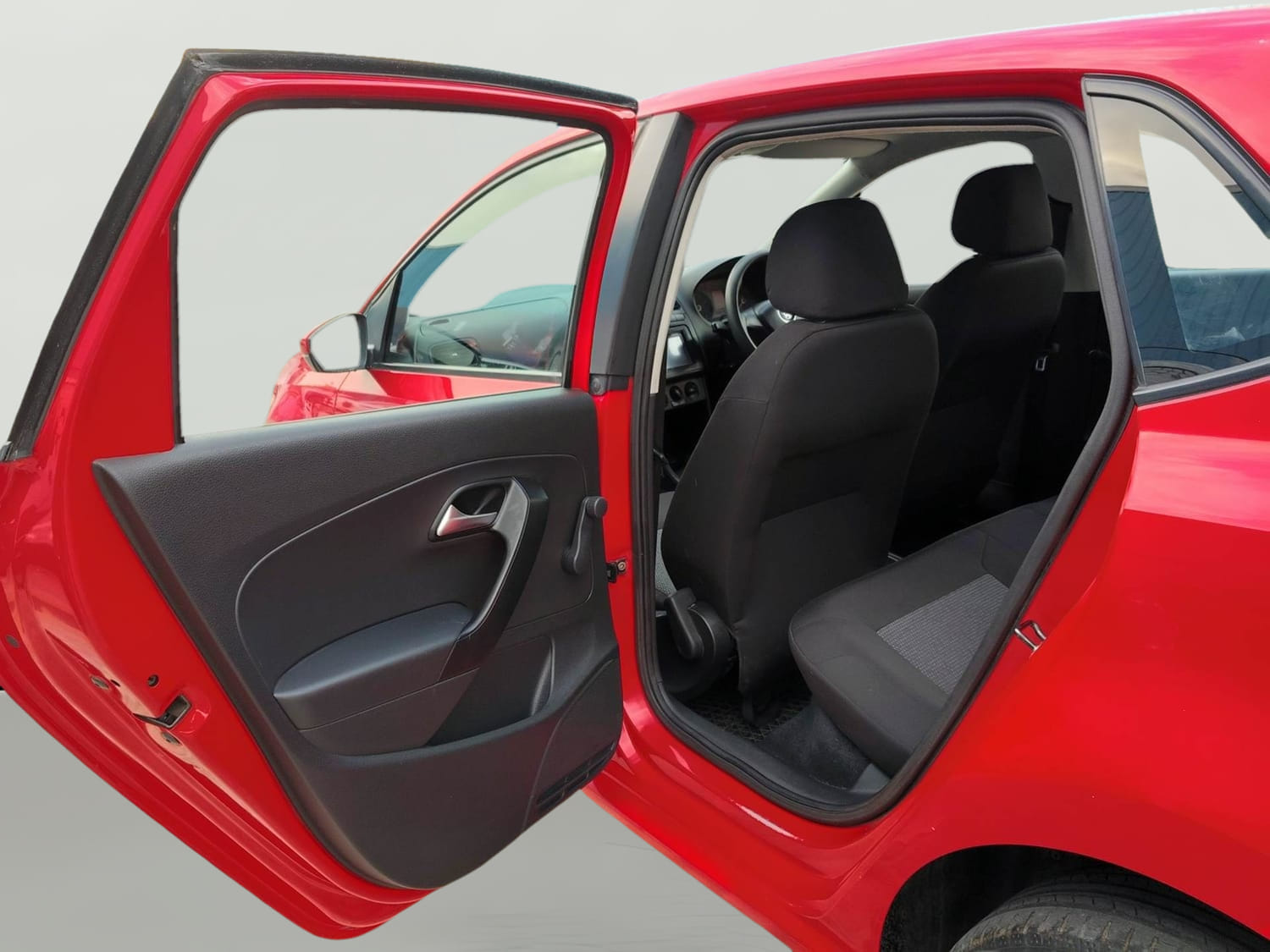 Used 2019 Volkswagen Polo Trendline 1.0L (P) Petrol Manual interior LEFT REAR DOOR OPEN VIEW