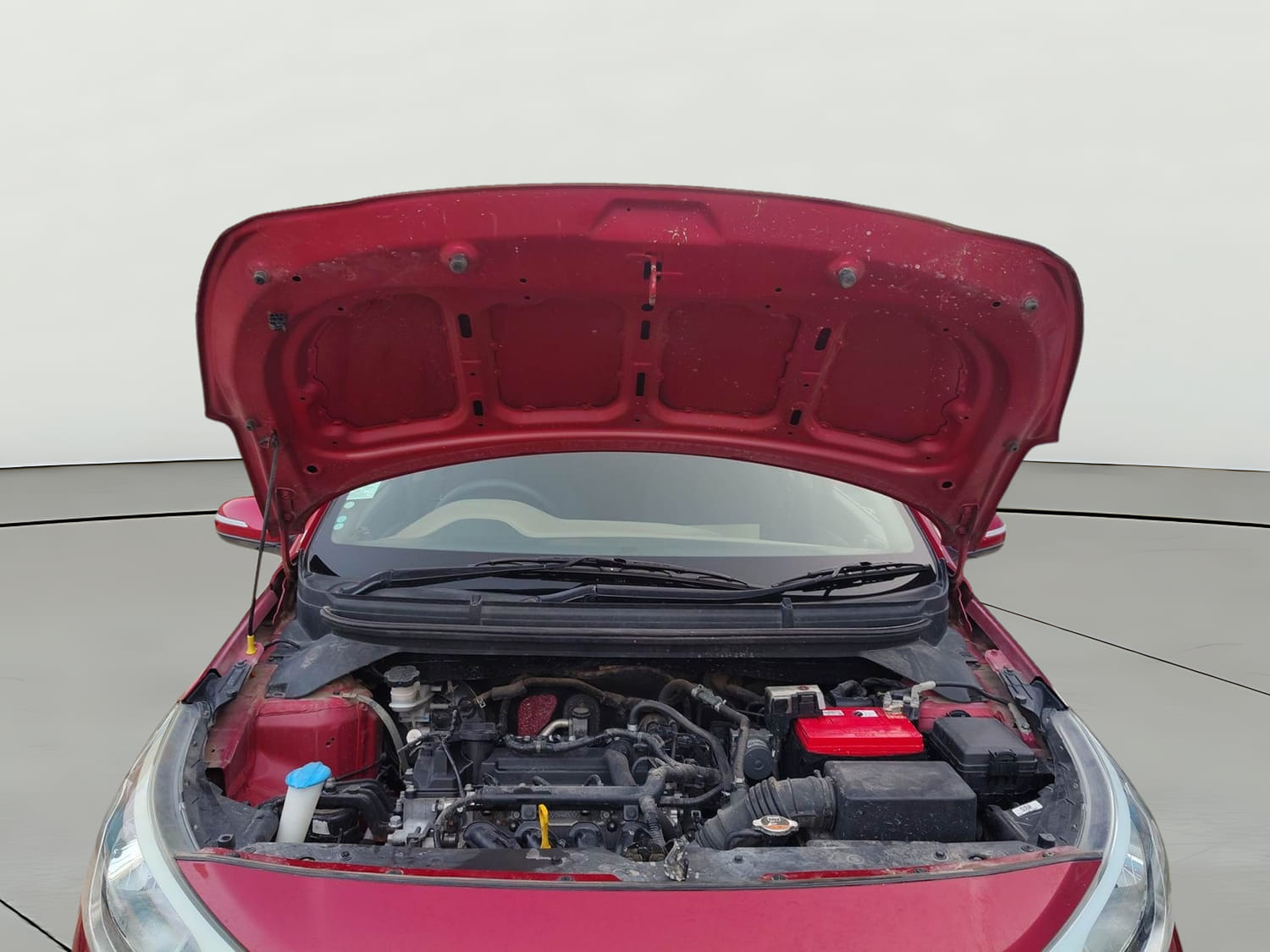 Used 2018 Hyundai Elite i20 Asta 1.2 AT Petrol Automatic engine ENGINE & BONNET OPEN FRONT VIEW