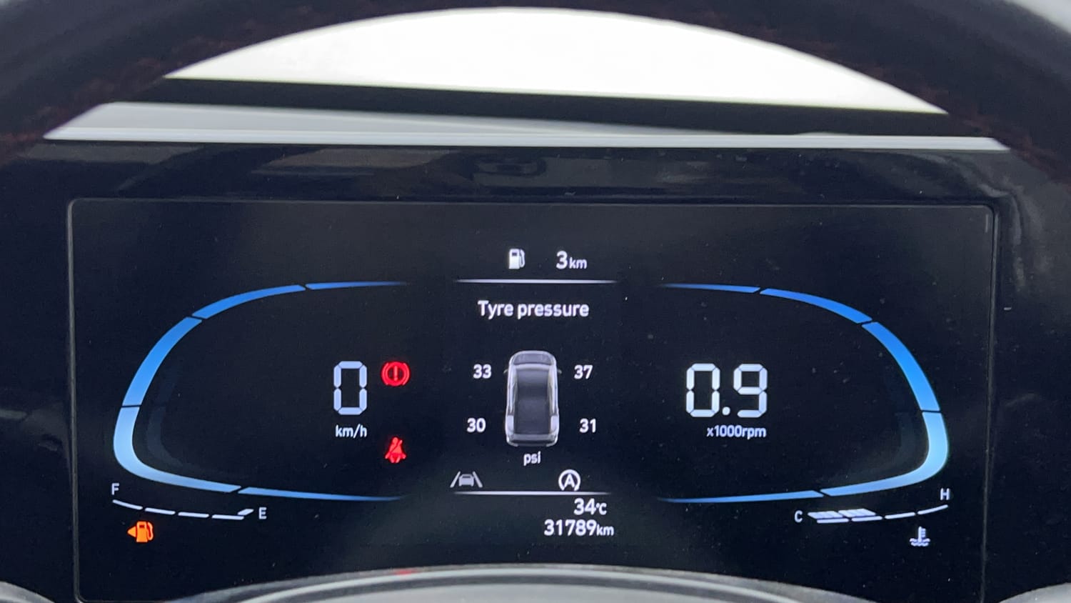 Used 2023 Hyundai Verna SX (O) 1.5 Turbo Petrol MT Petrol Manual interior CLUSTERMETER VIEW
