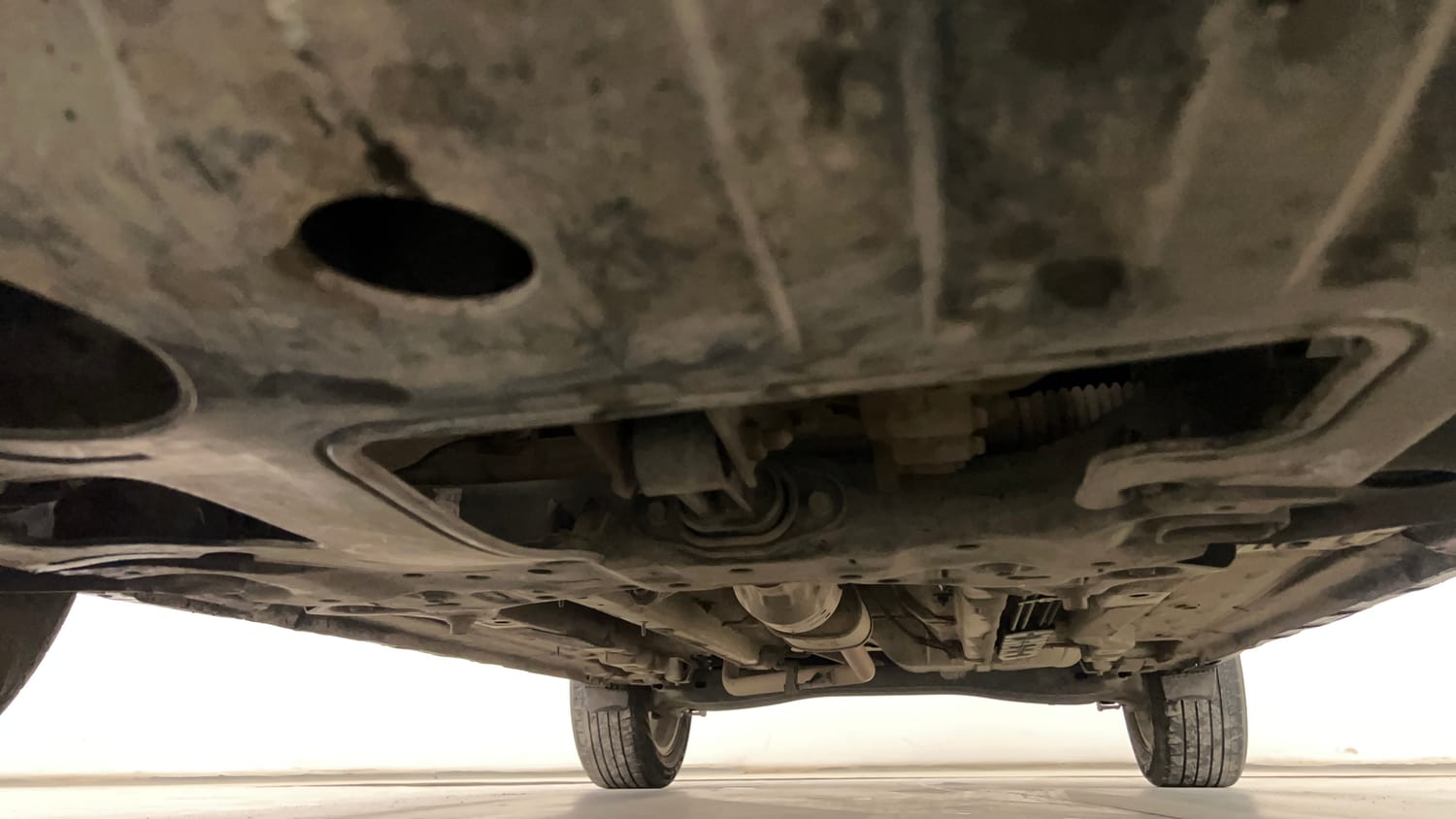 Used 2021 Hyundai Creta SX 1.5 Petrol Petrol Manual extra FRONT LEFT UNDERBODY VIEW