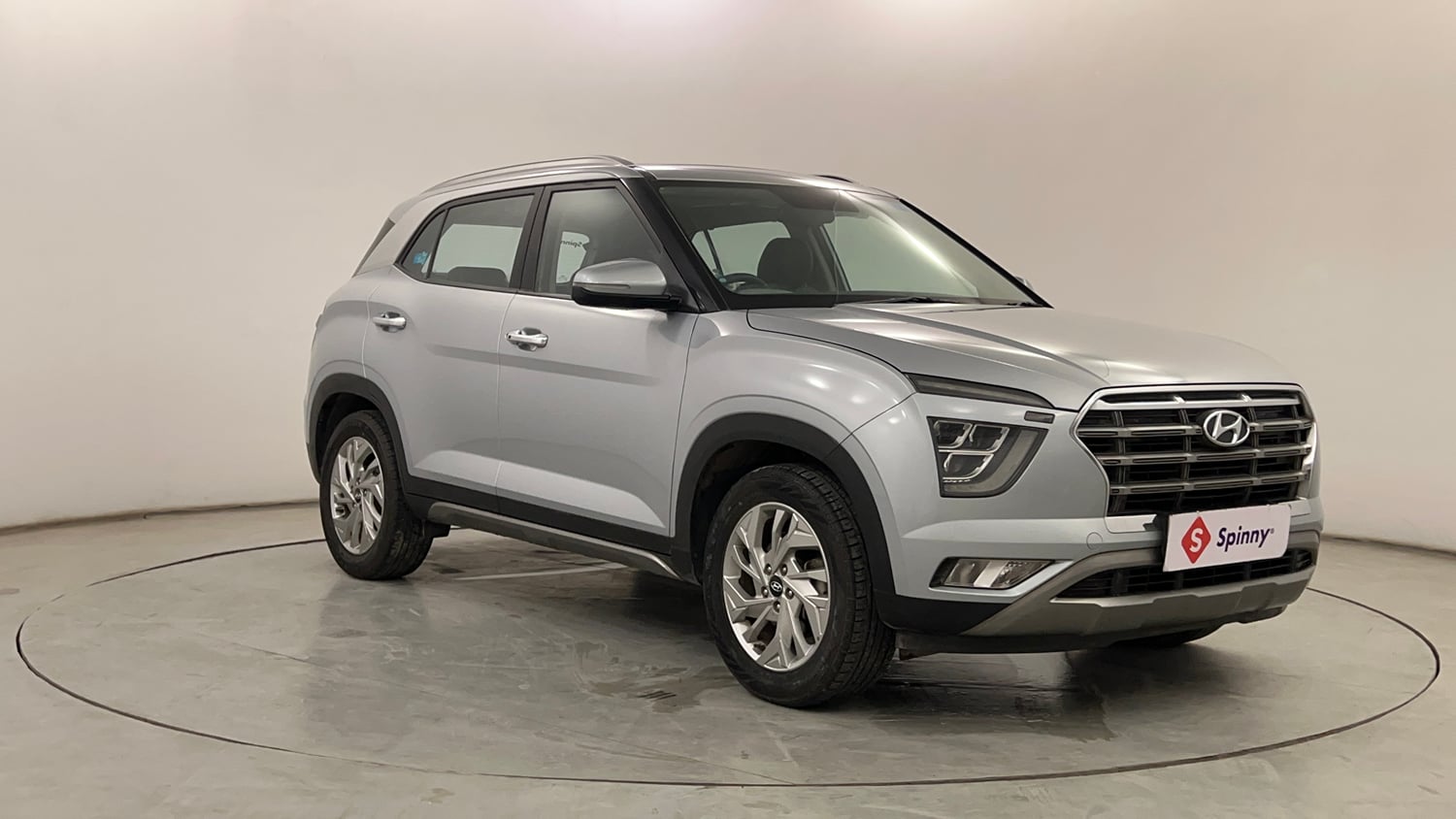 Used 2021 Hyundai Creta SX 1.5 Petrol Petrol Manual exterior RIGHT FRONT CORNER VIEW