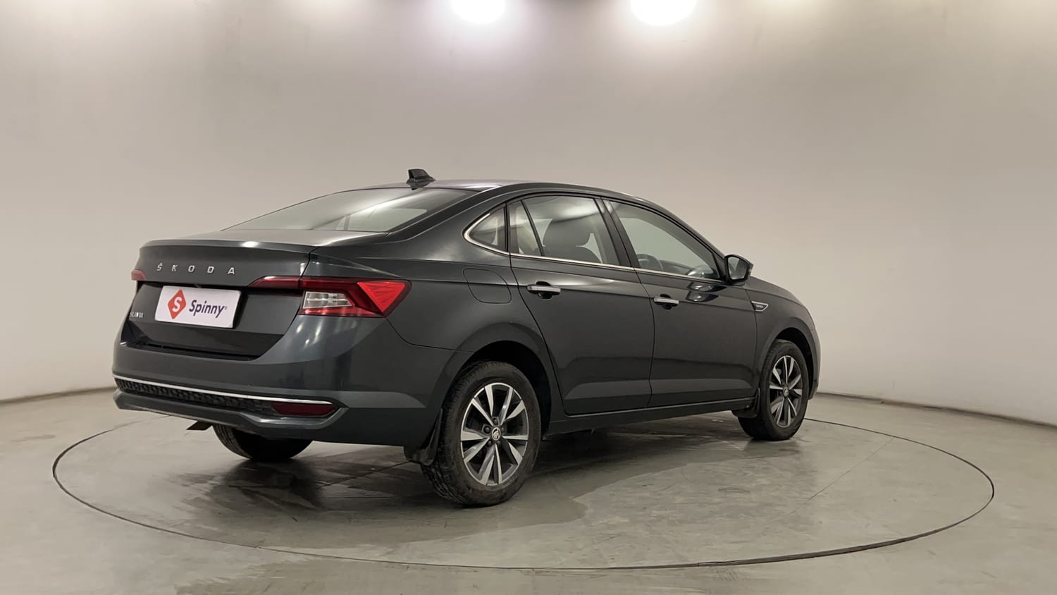 Used 2022 Skoda Slavia Style 1.0L TSI AT Petrol Automatic exterior RIGHT REAR CORNER VIEW
