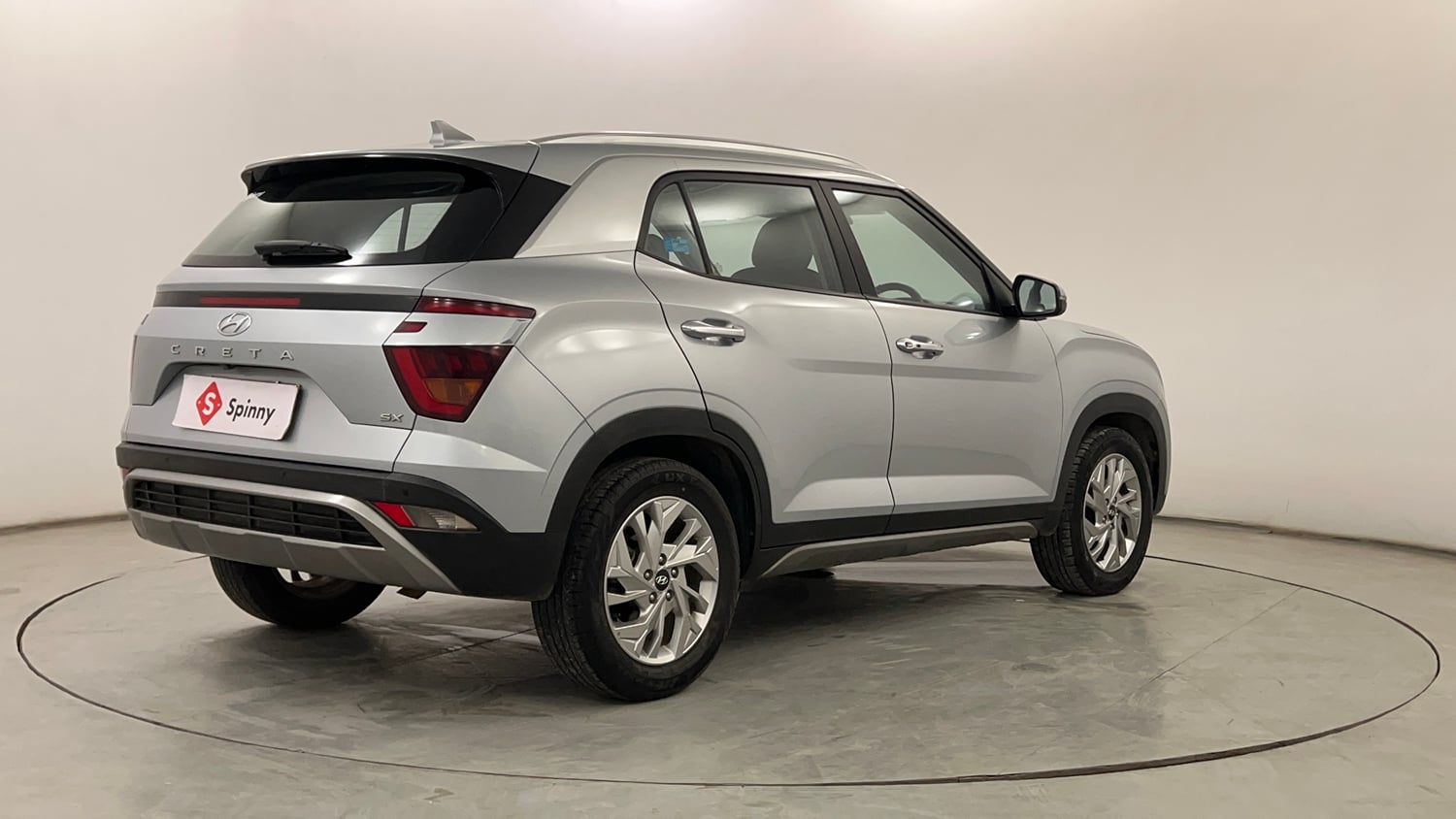 Used 2021 Hyundai Creta SX 1.5 Petrol Petrol Manual exterior RIGHT REAR CORNER VIEW
