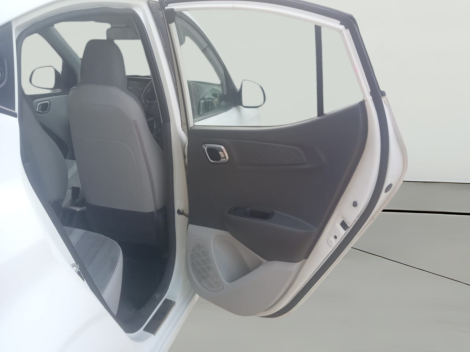 Used 2020 Hyundai Grand i10 Nios Sportz AMT 1.2 Kappa VTVT Petrol Automatic interior RIGHT SIDE REAR DOOR CABIN VIEW