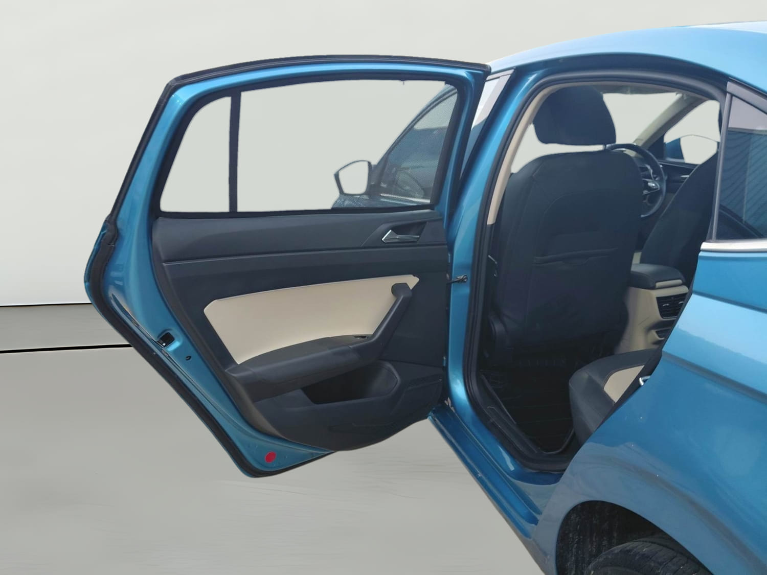 Used 2022 Skoda Slavia Style 1.0L TSI AT Petrol Automatic interior LEFT REAR DOOR OPEN VIEW