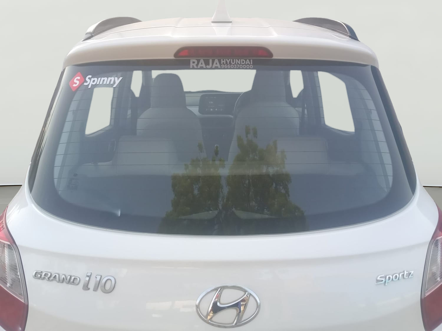 Used 2020 Hyundai Grand i10 Nios Sportz AMT 1.2 Kappa VTVT Petrol Automatic exterior BACK WINDSHIELD VIEW