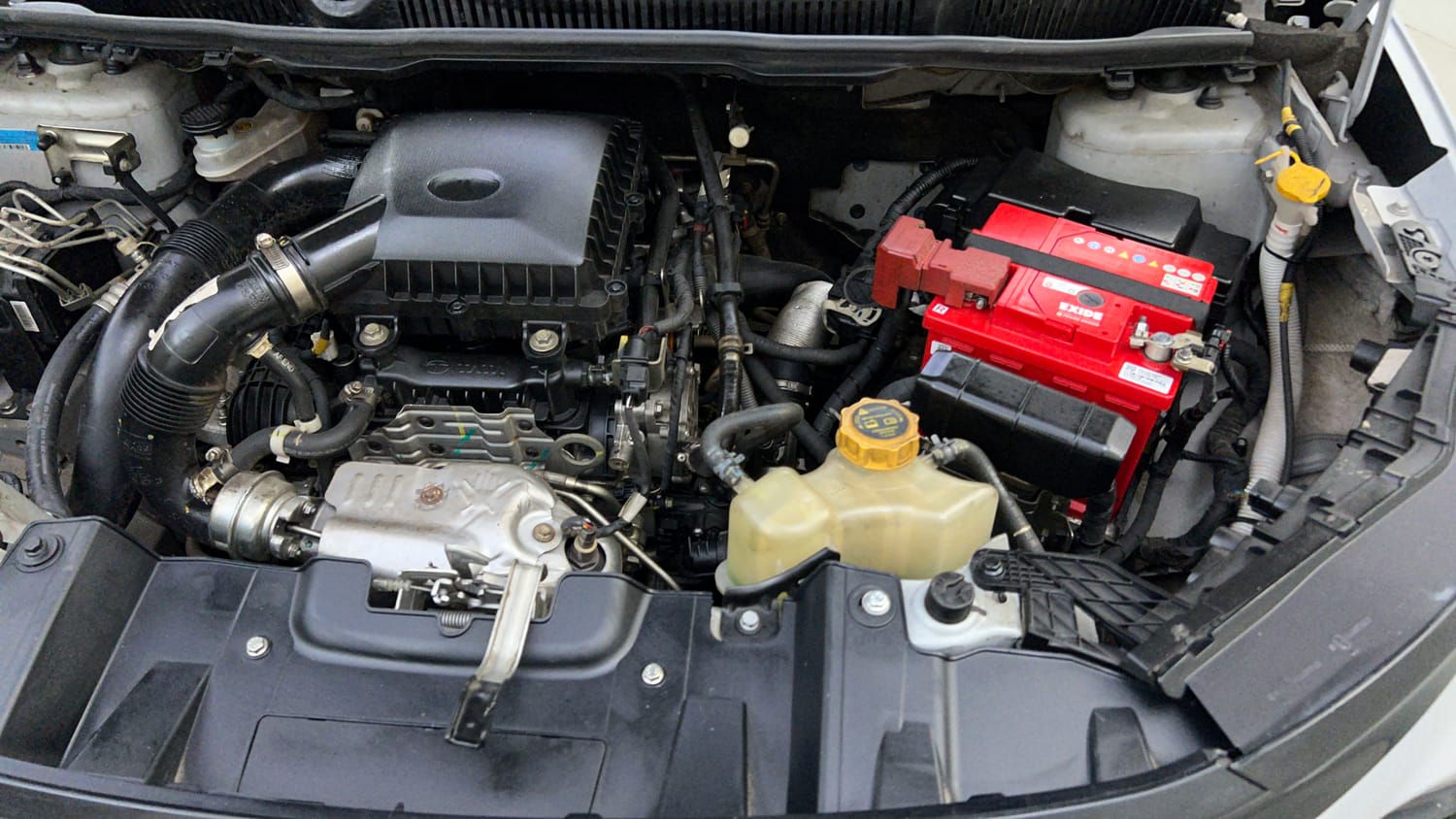 Used 2024 Tata Nexon Pure 1.2 Revotron Petrol 6MT Petrol Manual engine ENGINE LEFT SIDE VIEW