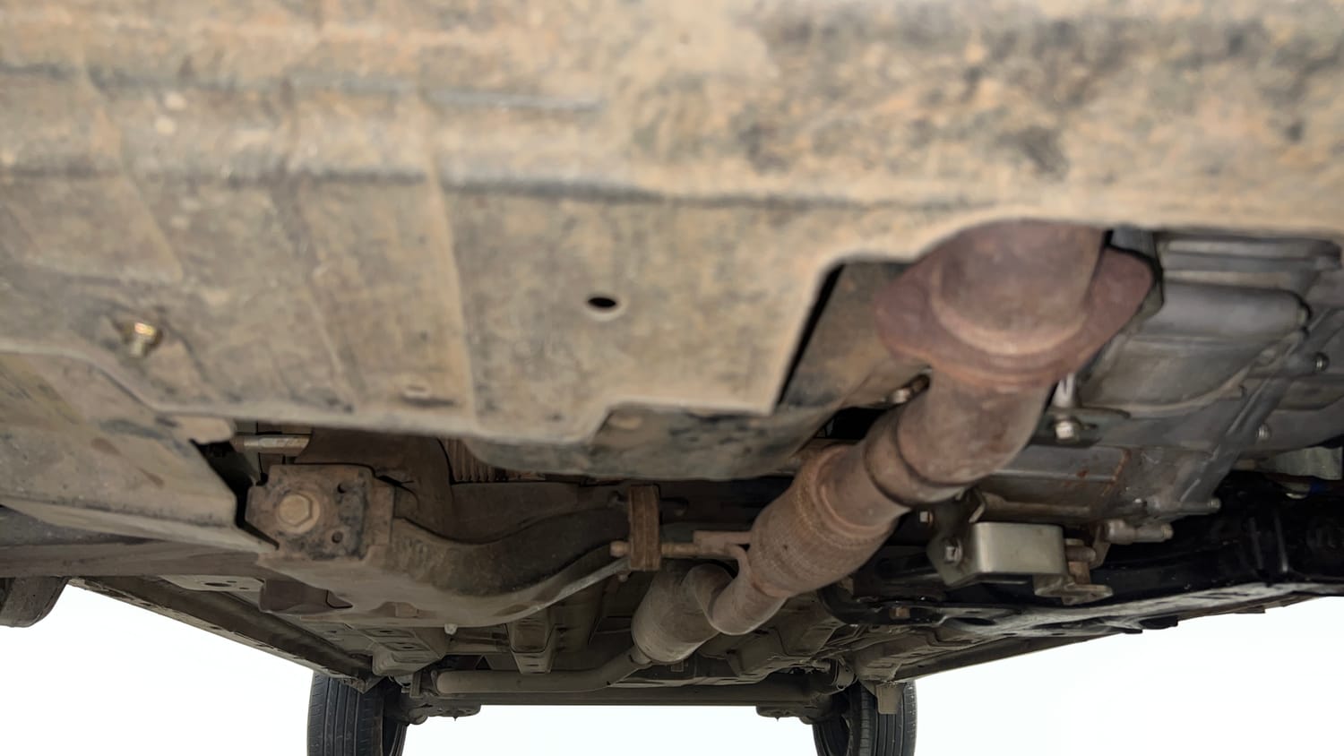 Used 2024 Tata Nexon Pure 1.2 Revotron Petrol 6MT Petrol Manual extra FRONT LEFT UNDERBODY VIEW