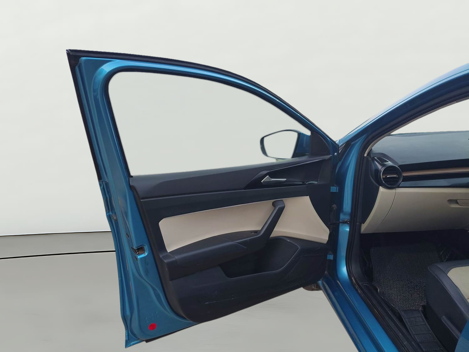 Used 2022 Skoda Slavia Style 1.0L TSI AT Petrol Automatic interior LEFT FRONT DOOR OPEN VIEW
