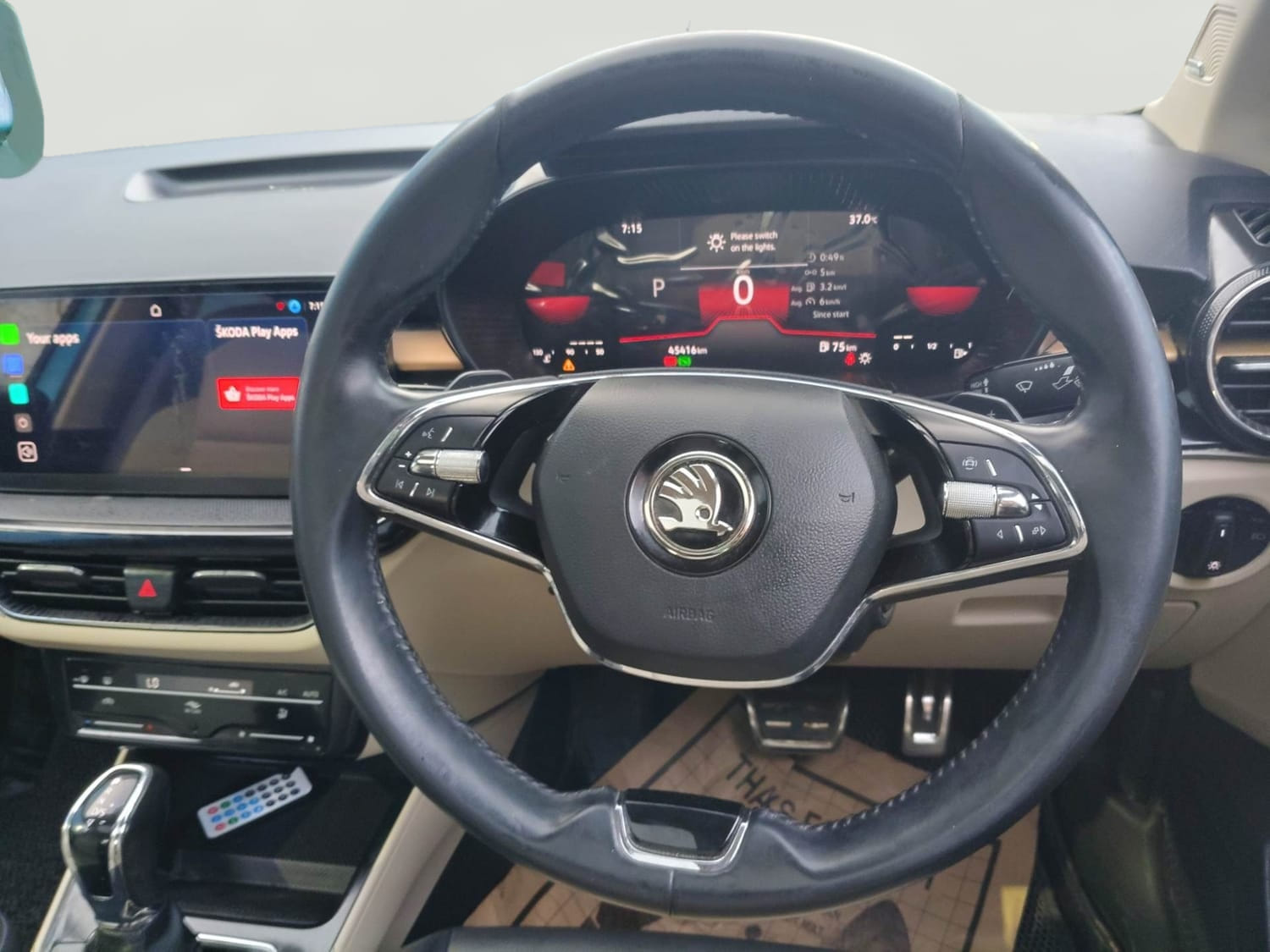 Used 2022 Skoda Slavia Style 1.0L TSI AT Petrol Automatic interior STEERING VIEW