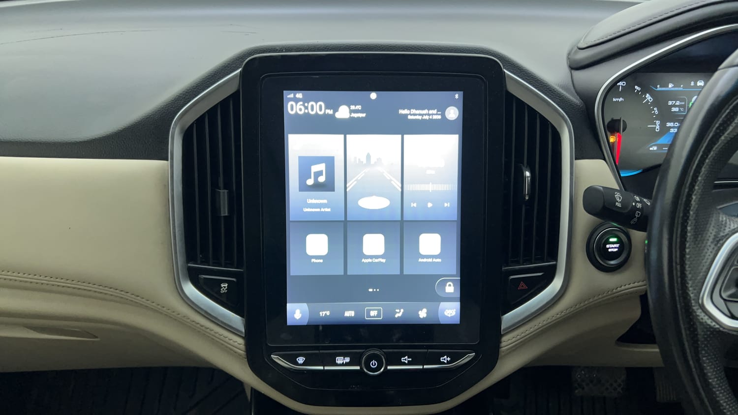 Used 2021 MG Motors Hector Sharp 1.5 Petrol Turbo DCT Petrol Automatic interior MUSIC SYSTEM & AC CONTROL VIEW