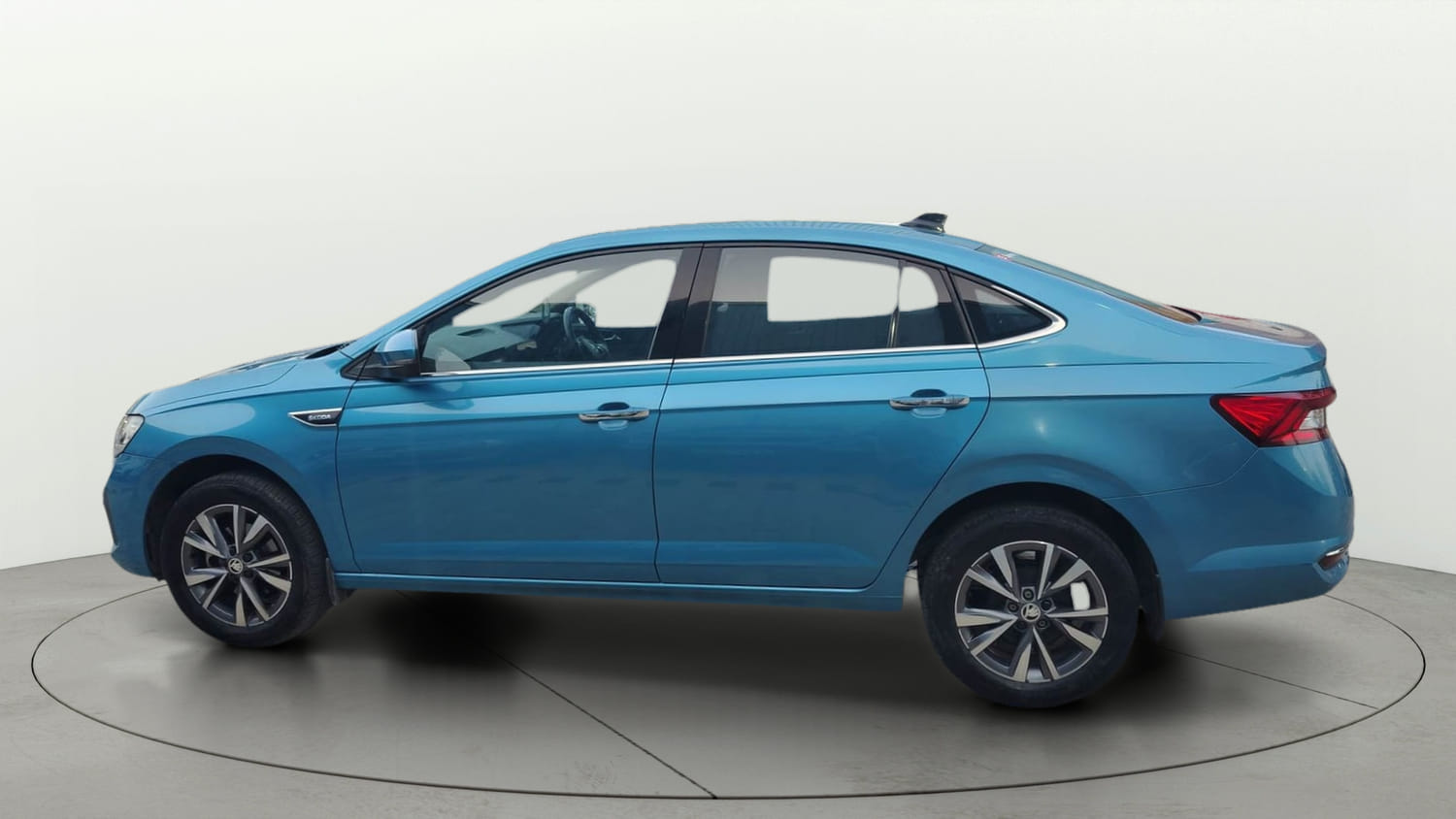 Used 2022 Skoda Slavia Style 1.0L TSI AT Petrol Automatic exterior LEFT SIDE VIEW