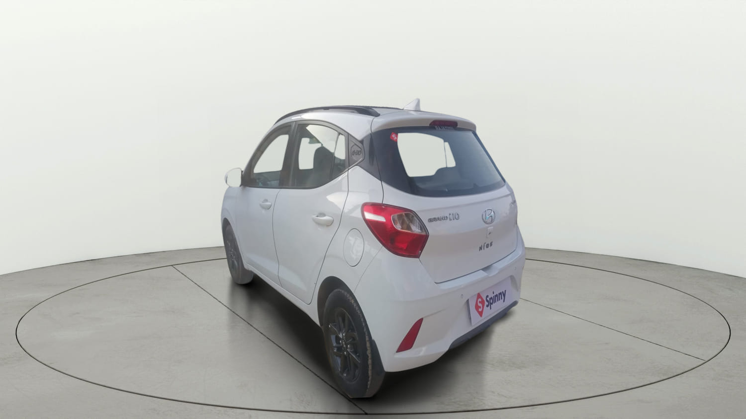 Used 2020 Hyundai Grand i10 Nios Sportz AMT 1.2 Kappa VTVT Petrol Automatic exterior LEFT REAR CORNER VIEW