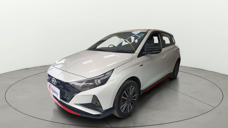 Used 2023 Hyundai i20 N Line N8 1.0 Turbo DCT Petrol Automatic exterior LEFT FRONT CORNER VIEW