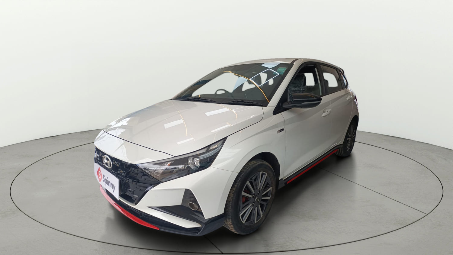 Used 2023 Hyundai i20 N Line N8 1.0 Turbo DCT Petrol Automatic exterior LEFT FRONT CORNER VIEW