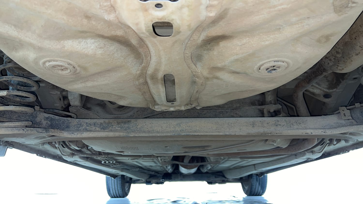 Used 2021 Maruti Suzuki Baleno Zeta Automatic Petrol Automatic extra REAR UNDERBODY VIEW (TAKEN FROM REAR)