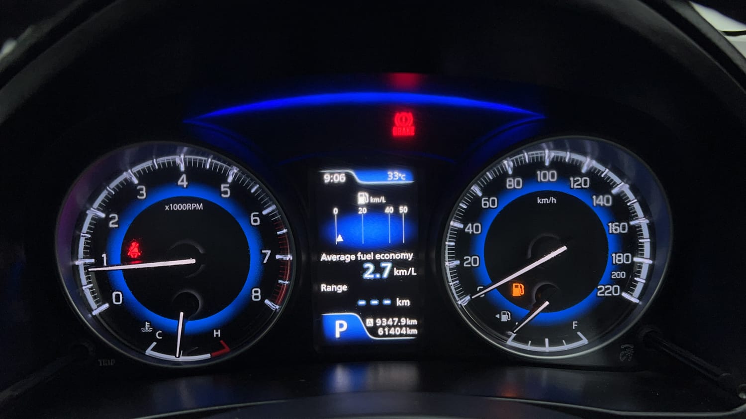 Used 2021 Maruti Suzuki Baleno Zeta Automatic Petrol Automatic interior CLUSTERMETER VIEW