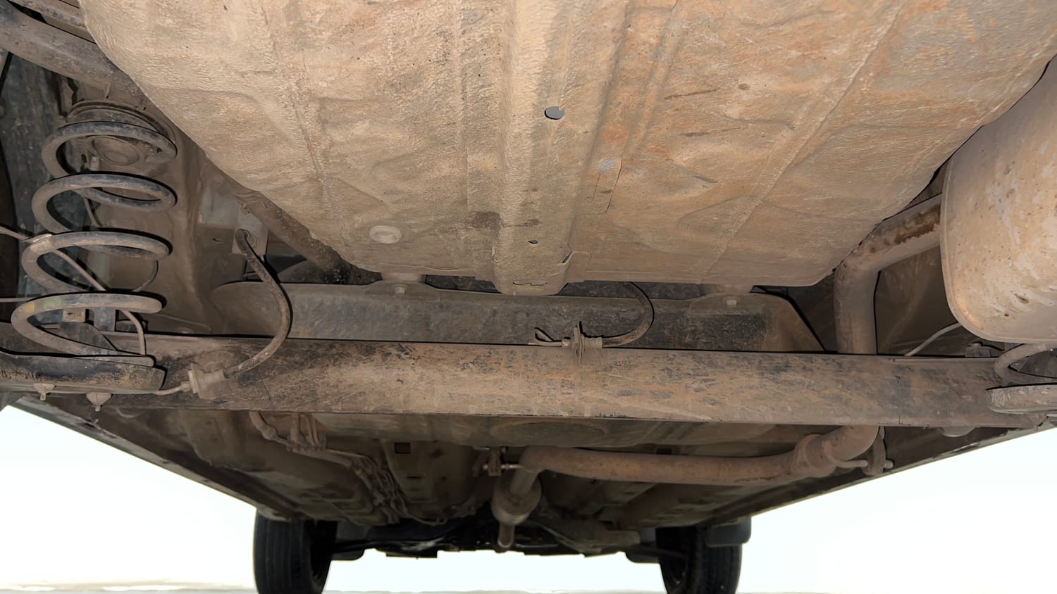Used 2024 Tata Nexon Pure 1.2 Revotron Petrol 6MT Petrol Manual extra REAR UNDERBODY VIEW (TAKEN FROM REAR)