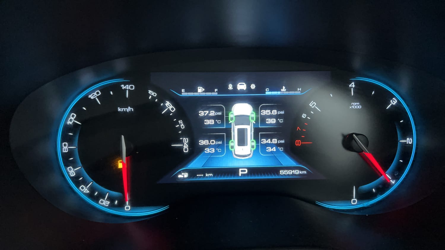 Used 2021 MG Motors Hector Sharp 1.5 Petrol Turbo DCT Petrol Automatic interior CLUSTERMETER VIEW
