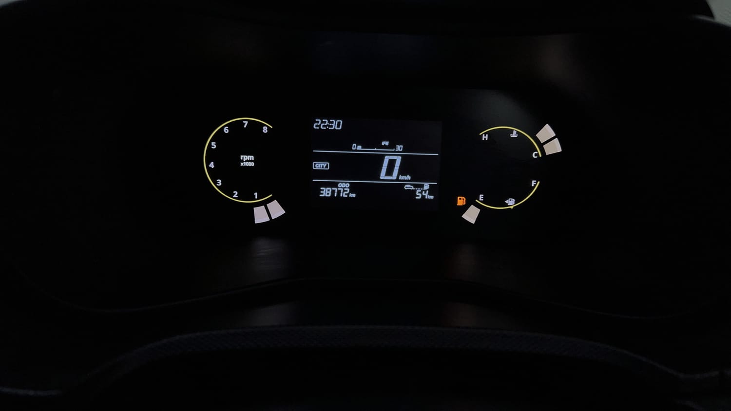 Used 2024 Tata Nexon Pure 1.2 Revotron Petrol 6MT Petrol Manual interior CLUSTERMETER VIEW
