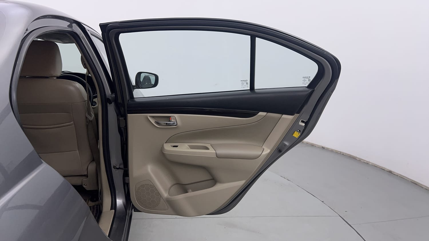 Used 2017 Maruti Suzuki Ciaz Alpha 1.4 AT Petrol Automatic interior RIGHT REAR DOOR OPEN VIEW