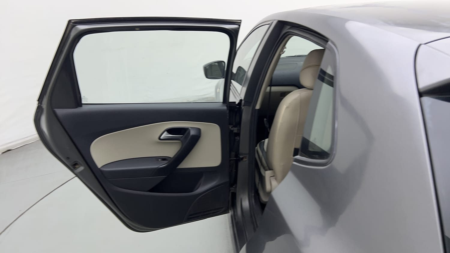 Used 2014 Volkswagen Polo Comfortline 1.2L (P) Petrol Manual interior LEFT REAR DOOR OPEN VIEW