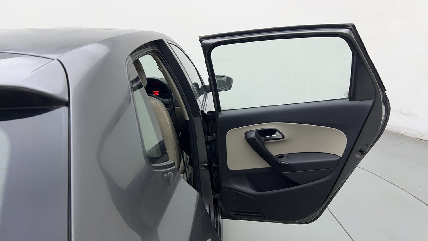 Used 2014 Volkswagen Polo Comfortline 1.2L (P) Petrol Manual interior RIGHT REAR DOOR OPEN VIEW