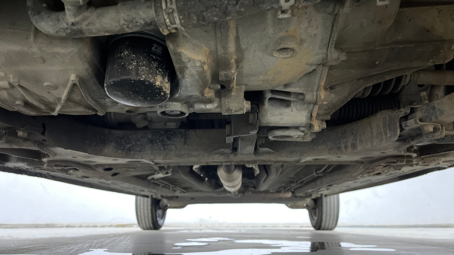Used 2020 Renault Triber RXZ Petrol Manual extra FRONT LEFT UNDERBODY VIEW