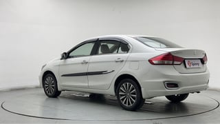 Used 2022 Maruti Suzuki Ciaz Alpha 1.5 AT Petrol Automatic exterior LEFT REAR CORNER VIEW