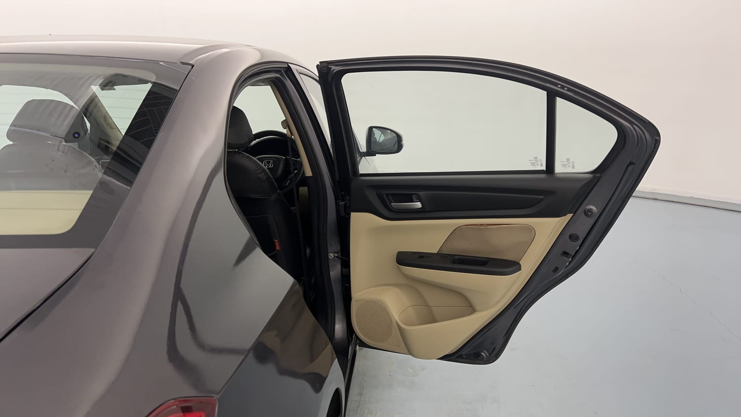 Used 2019 Honda Amaze 1.2 V CVT Petrol Petrol Automatic interior RIGHT REAR DOOR OPEN VIEW