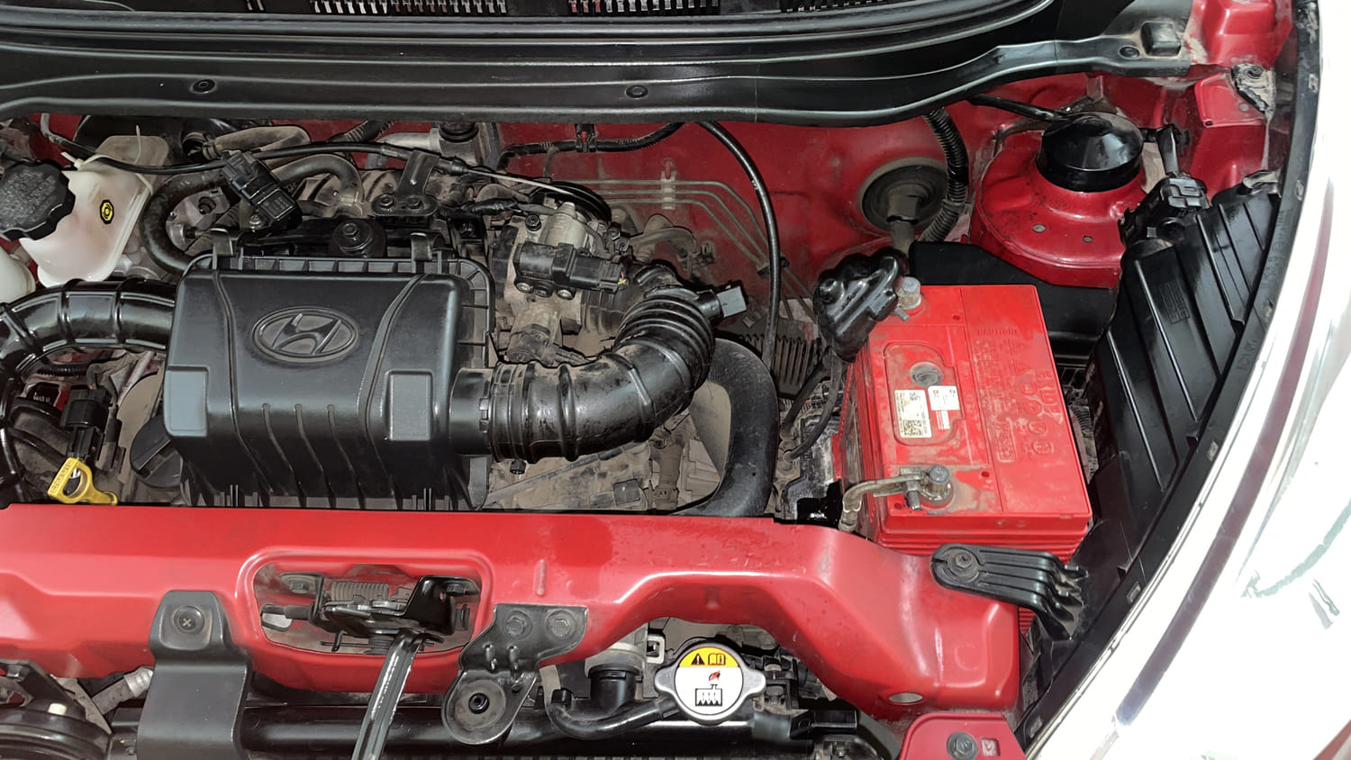 Used 2015 Hyundai Eon Magna + Petrol Manual engine ENGINE LEFT SIDE VIEW