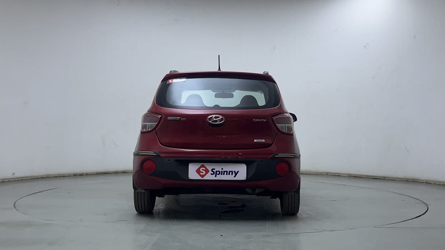Used 2017 Hyundai Grand i10 Sportz (O) AT 1.2 Kappa VTVT Petrol Automatic exterior BACK VIEW