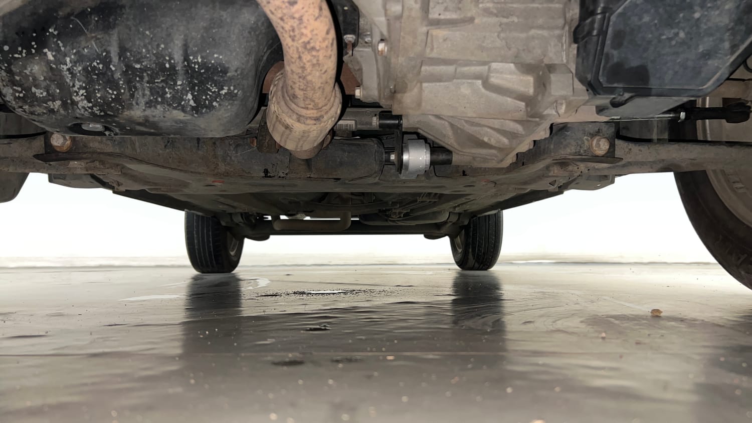 Used 2018 Ford EcoSport Titanium + 1.5L TDCi Diesel Manual extra FRONT LEFT UNDERBODY VIEW