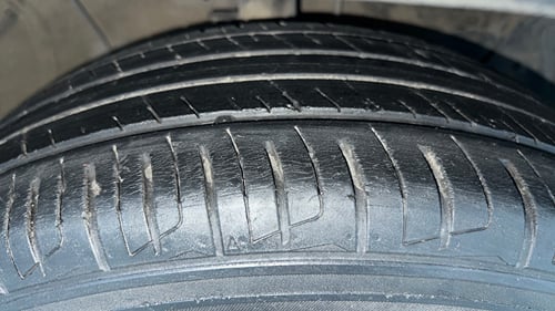 Used 2021 Hyundai Creta S 1.5 Diesel Diesel Manual tyres RIGHT FRONT TYRE TREAD VIEW