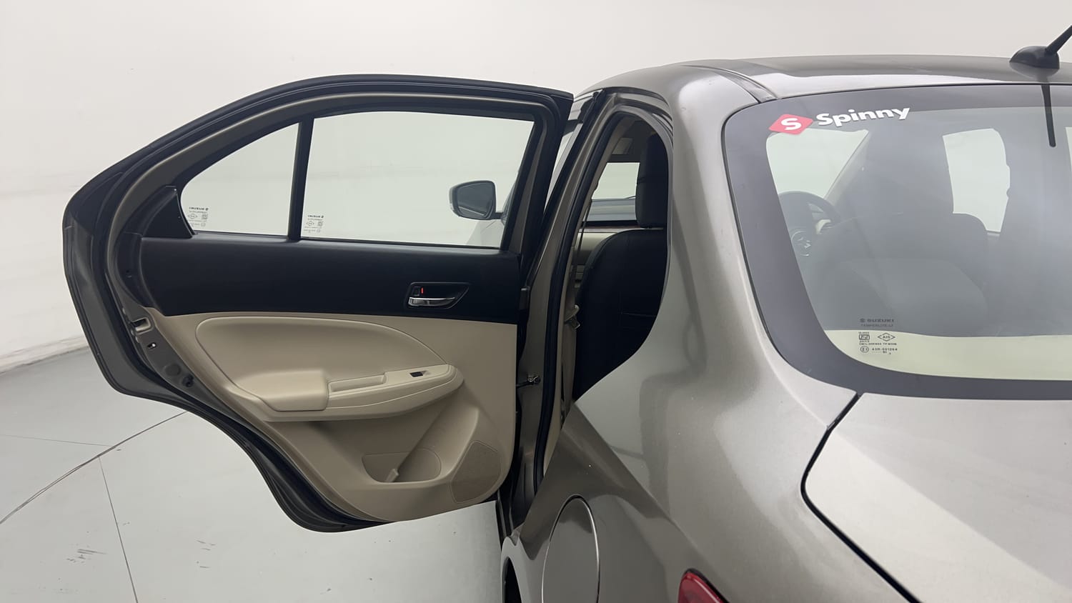 Used 2018 Maruti Suzuki Dzire VXi AMT Petrol Automatic interior LEFT REAR DOOR OPEN VIEW